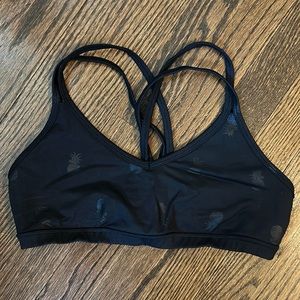 Beyond Yoga Pineapple Print Yoga Bra
